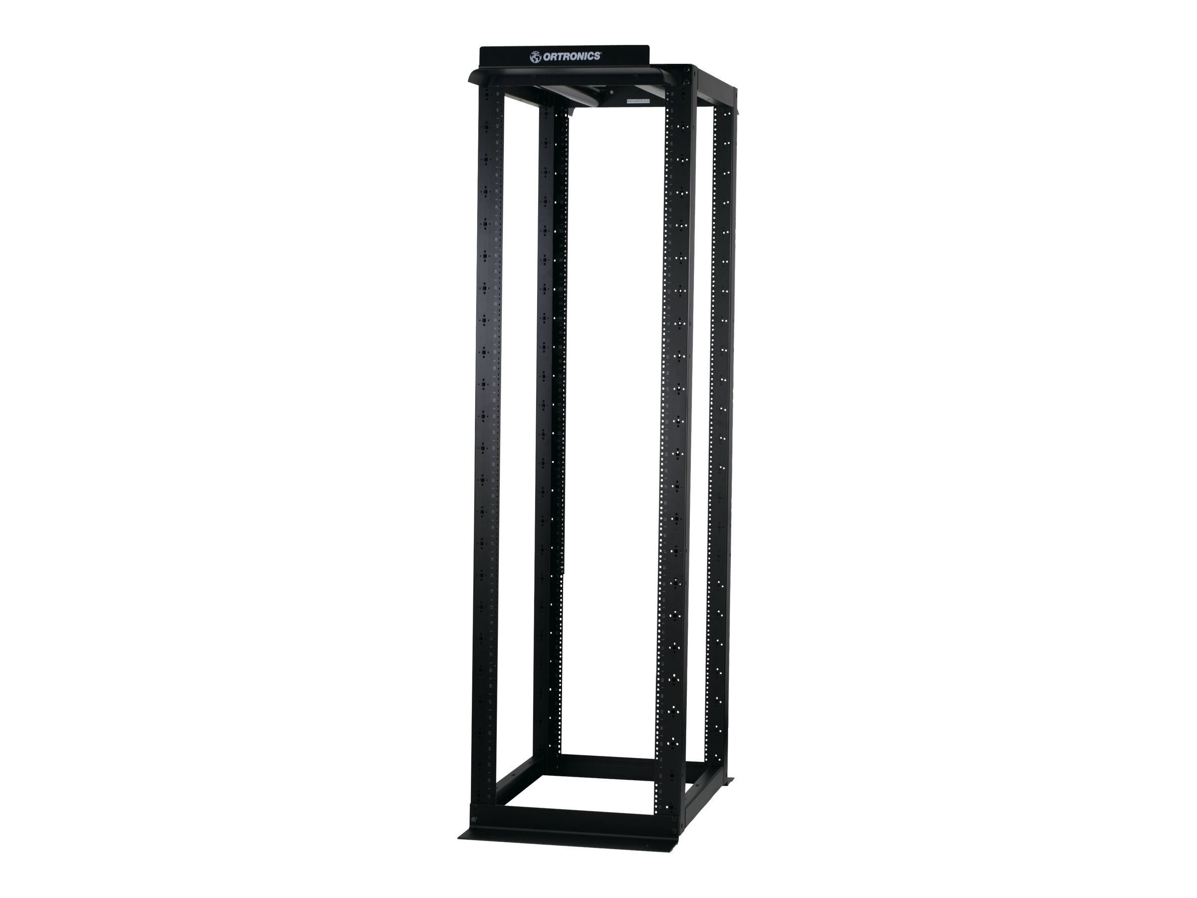 MM204POST 30 FIXED RACK 7FT12-24BK