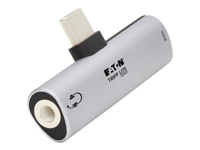 Eaton Tripp Lite Series USB-C to 3.5 mm Headphone Jack Adapter for Hi-Res Stereo Audio