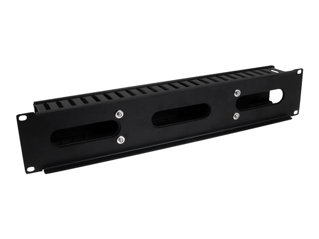 StarTech .com Panneau / Goulotte de gestion de câbles horizontal 2U pour rack de serveur