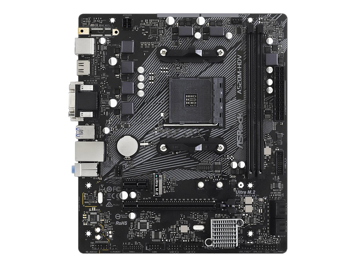 ASRock A520M-HDV - Motherboard | Overview, Specs, Details | SHI
