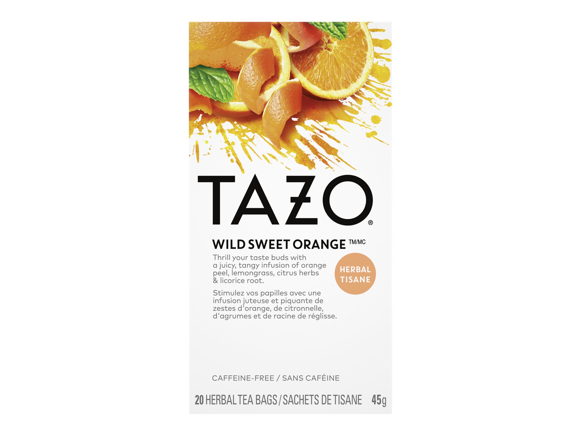 Tazo Herbal Tea - Wild Sweet Orange - 20s