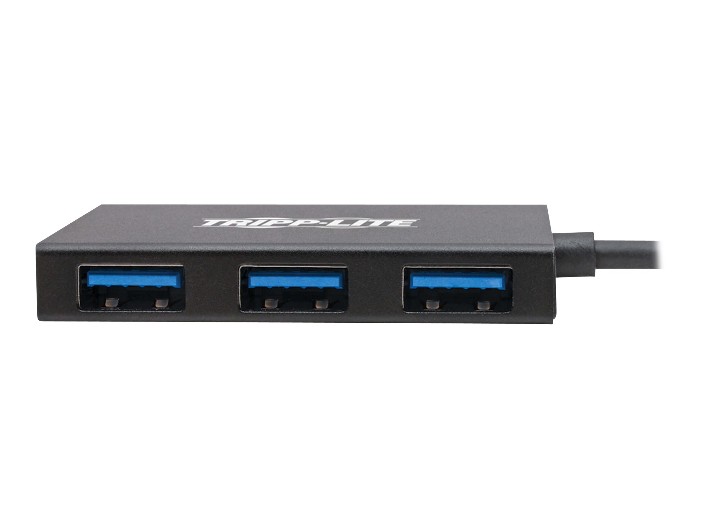 Tripp Lite USB C Hub 4-Port USB-A USB 3.1 Gen 2 10 Gbps Portable Aluminum