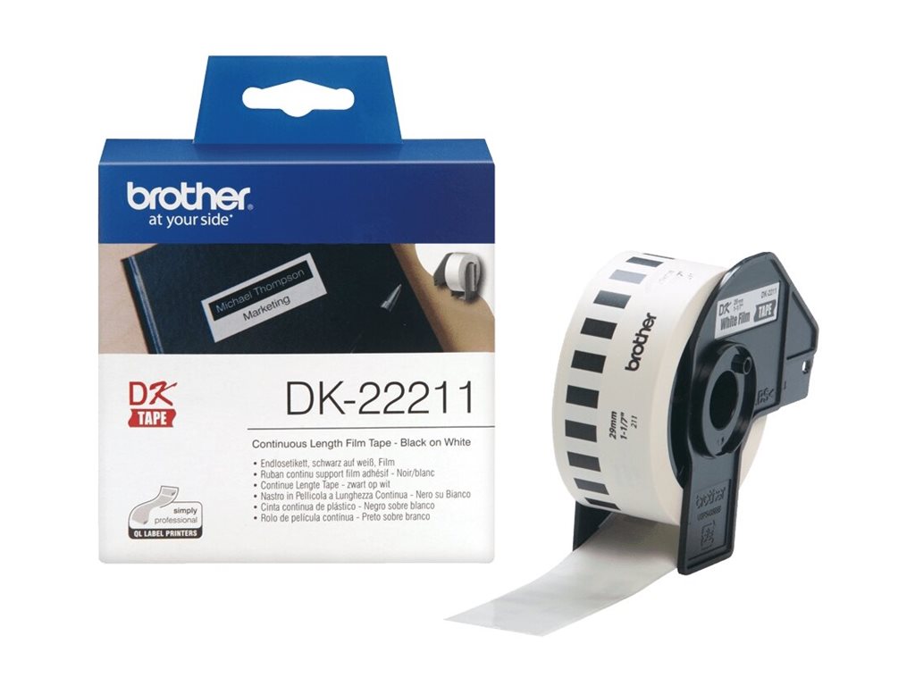 BROTHER DK-22211 Ruban continu film Noir