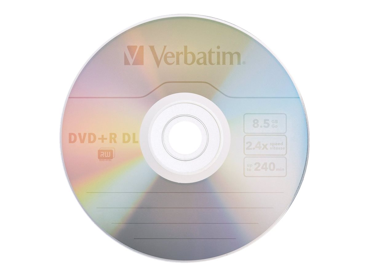 Verbatim - 15 x DVD+R DL