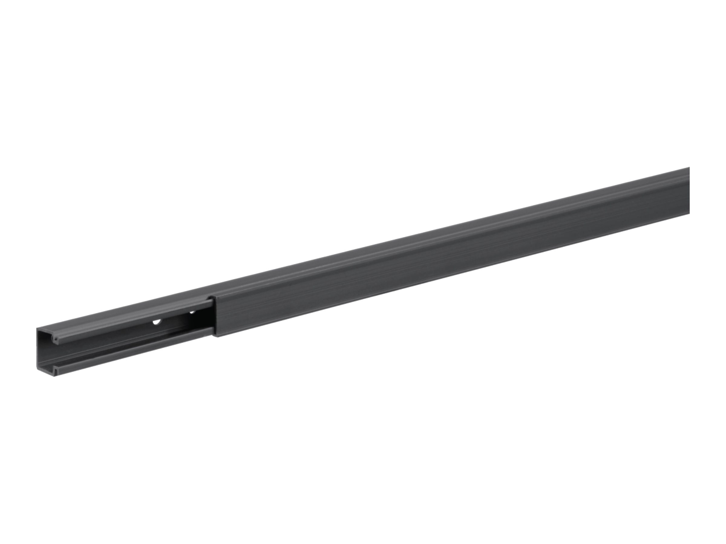 Hager LF Kabelkanal PVC 15 x 15 mm 2 m Graphit Schwarz RAL 9011