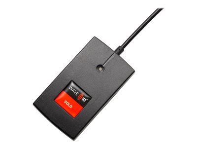 rf IDEAS WAVE ID Solo Keystroke V2 LEGIC CSN Black USB Reader