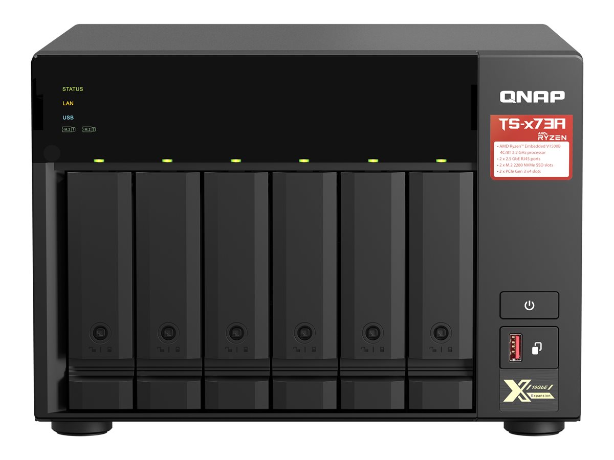 QNAP TS-673A-8G 6-bay NAS Ryzen V1050B