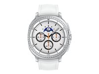 Samsung Galaxy Watch8 Classic - 46 mm - smart watch with hybrid band - hybrid eco-leather - band size: S/M/L - display 1.34" 
