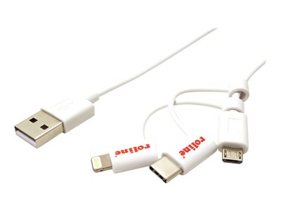 ROLINE USB 2.0 Sync- & Ladekabel TypA 1m Kabel & Adapter