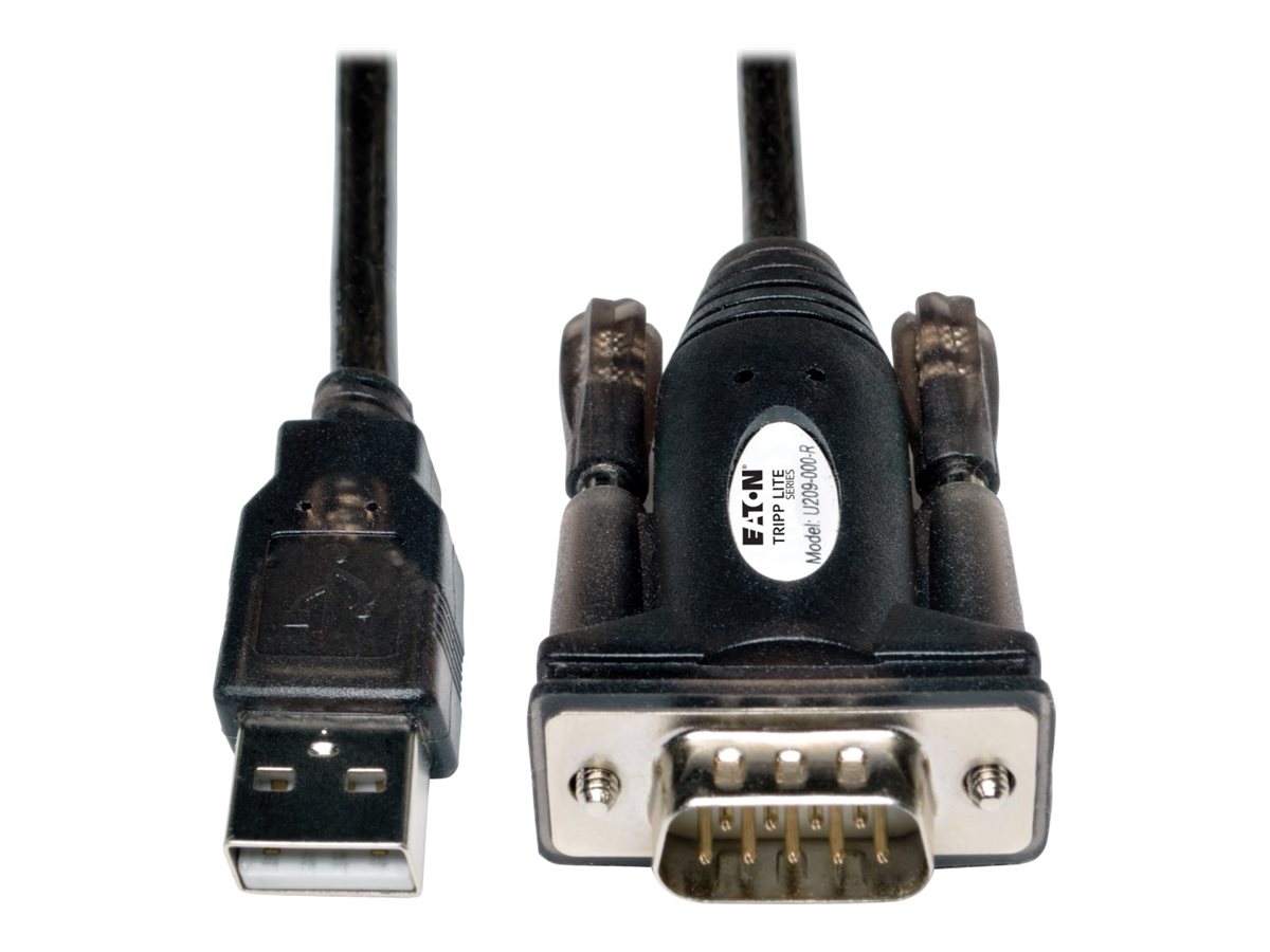 Tripp Lite 5ft USB to Serial Adapter Cable USB-A to DB9 RS-232 M/M 5'