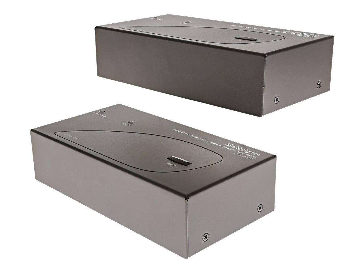 StarTech.com 650 ft/200m USB 2.0 Dual VGA KVM Console Extender over ...