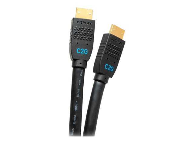 C2G 25ft Ultra Flexible 4K Active HDMI Cable Gripping 4K 60Hz