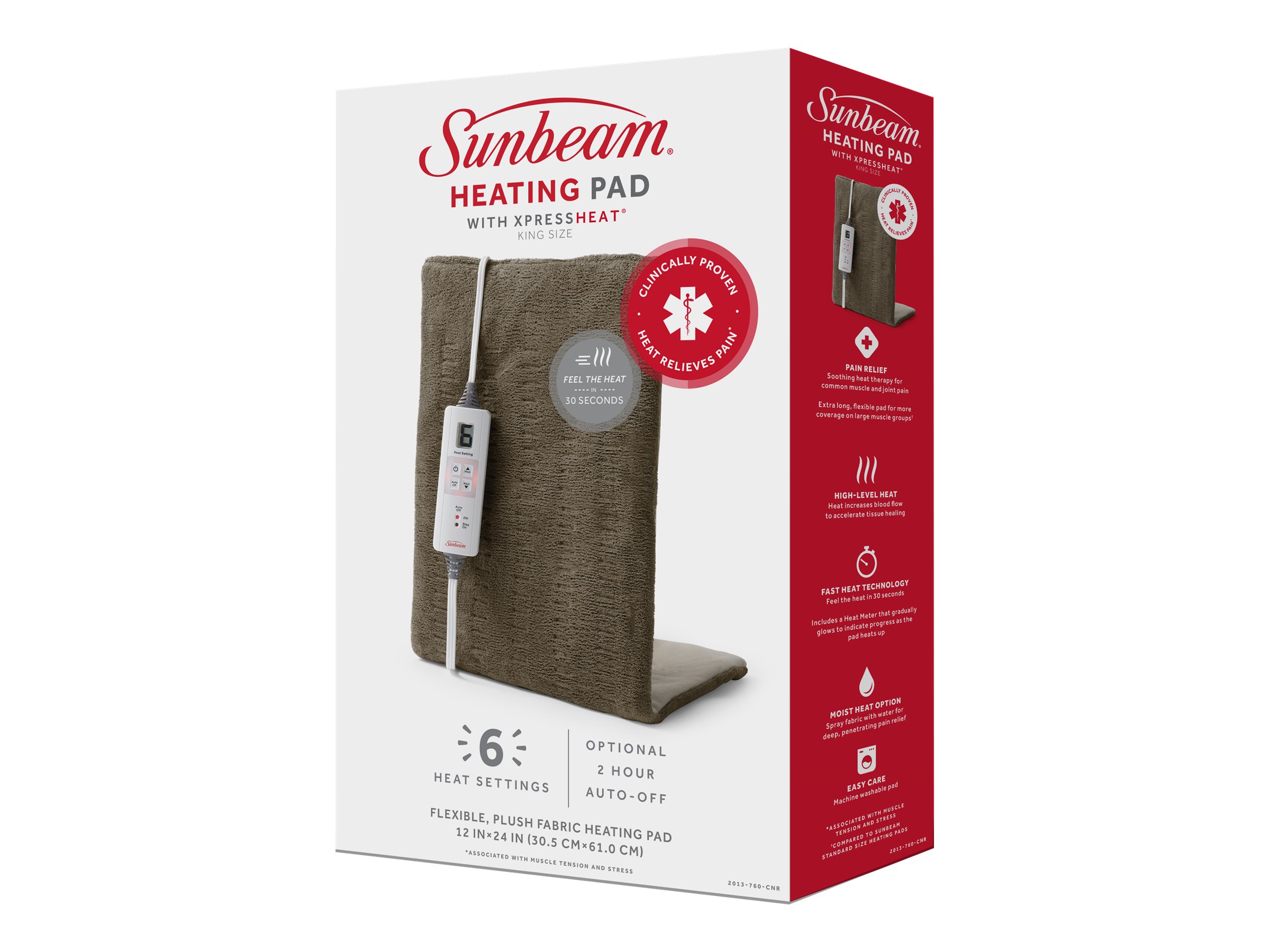 SUNBEAM XPRESS HEATING PAD 2102235