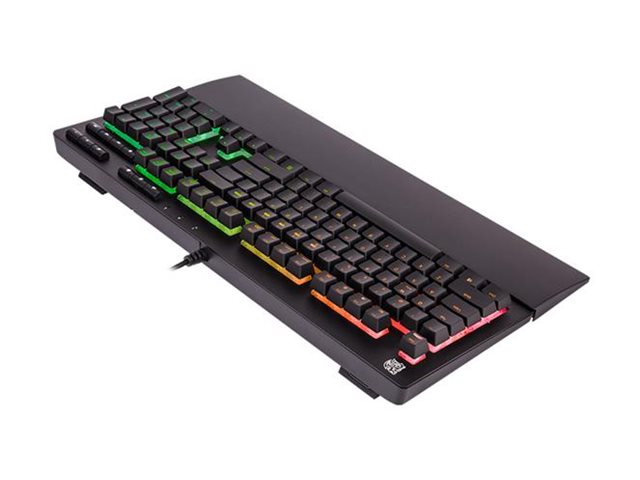 Thermaltake Athos Elite RGB keyboard black Input Product shot Back 78400