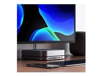 Satechi ST-ABHFS Type-C Aluminium Stand & Hub - Docking station - USB-C -  for Apple Mac mini (Late 2018, Late 2020) 