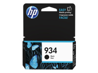 HP 934 - 10 ml - pigmented black - original - ink cartridge - for Officejet 6812, 6815, 6820; Officejet Pro 6230, 6230 ePrinter, 6830, 6835