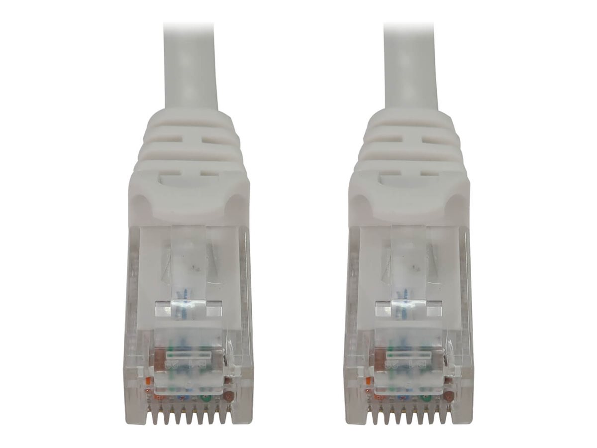 Eaton Tripp Lite Series Cat6a 10G Snagless Molded UTP Ethernet Cable (RJ45 M/M), PoE, White, 25 ft. (7.6 m)