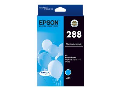 Epson 288 cyan original ink Package view Front 79225