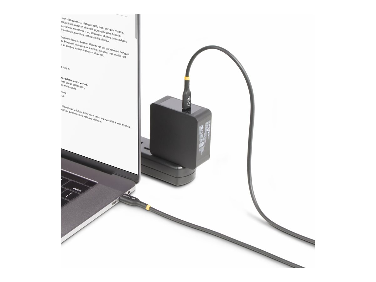 StarTech.com 2m USB C Charging Cable, USB-IF Certified USB-C Cable, 240W - USB kabel typ C - USB-C do USB-C - 2 m – foto 5