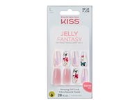 Kiss JELLY FANTASY Sculpted Nail Set - Long - Jelly Cookie - 28's