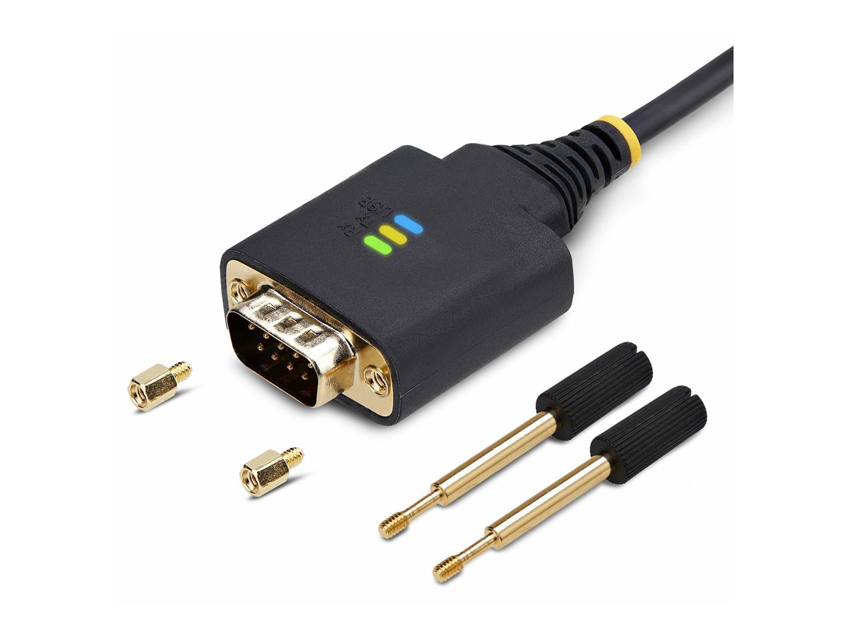StarTech.com 1ft (30cm) USB to Serial Adapter Cable, COM Retention, RS232 - USB / sériový kabel - USB do DB-9 - 30.5 cm – foto 2