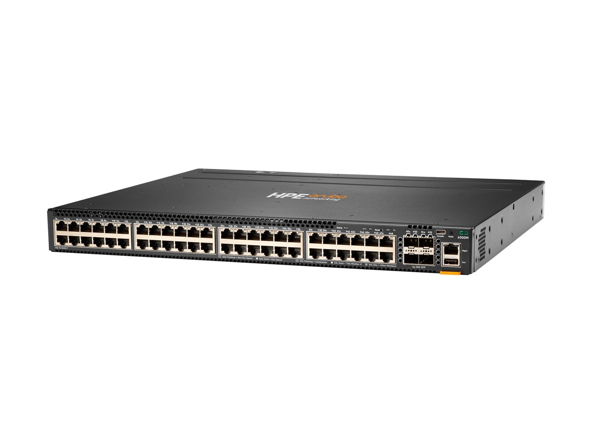 HPE Aruba 6300M Switch 48-port 1GbE