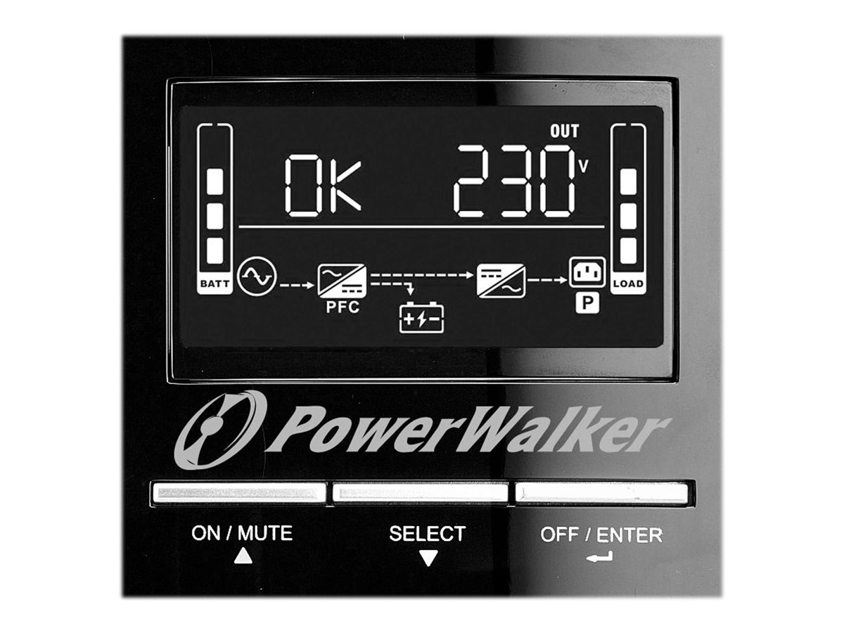 UPS POWERWALKER VI 3000 CW FR LINE-INTERACTIVE 3000VA 3X 230V PL USB-B RS-232 LCD EPO