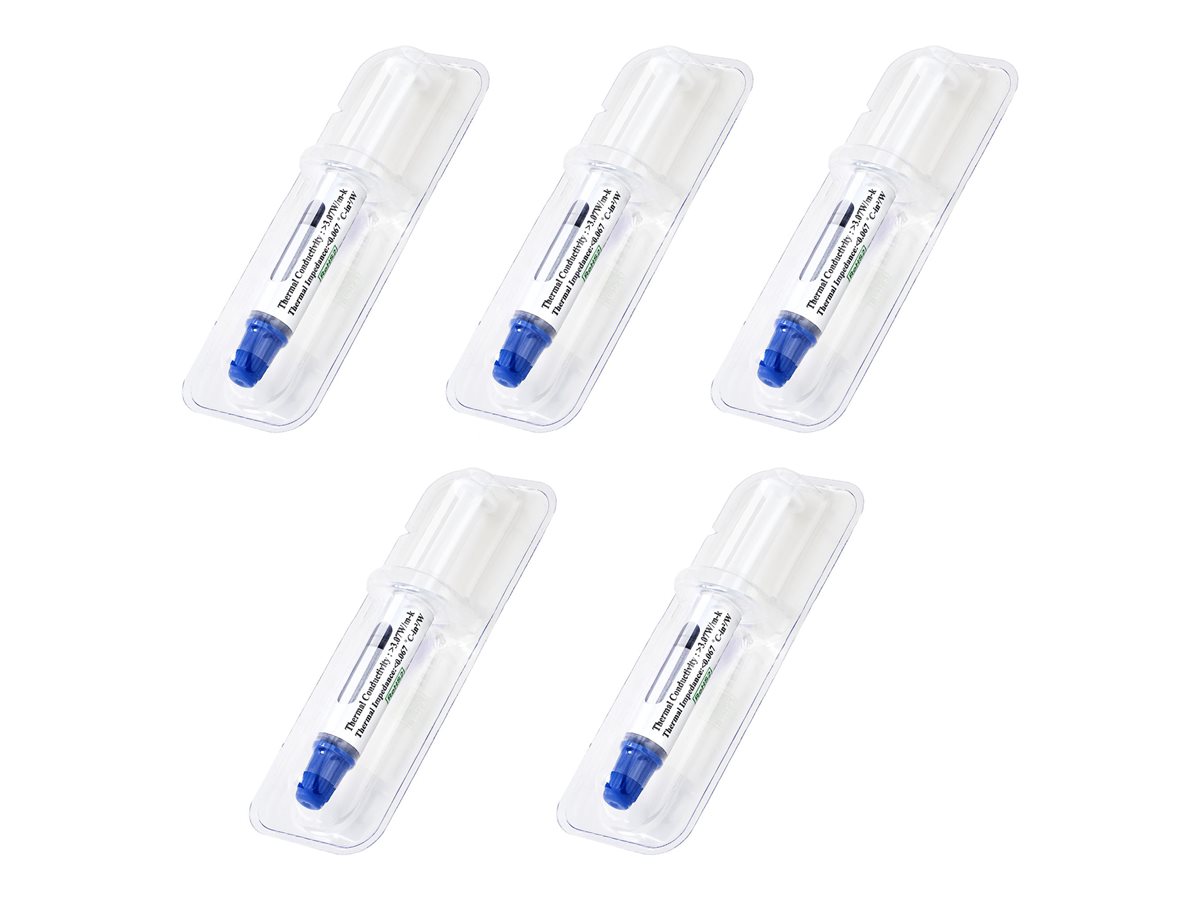 StarTech.com Thermal Paste, High Performance Thermal Paste, Pack of 5 Re-sealable Syringes (1.5g / each), Metal Oxide Heat Sink Compound, CPU Thermal Paste, Thermal Glue, RoHS / CE - GPU Grease - termální pasta - high performance – foto 6