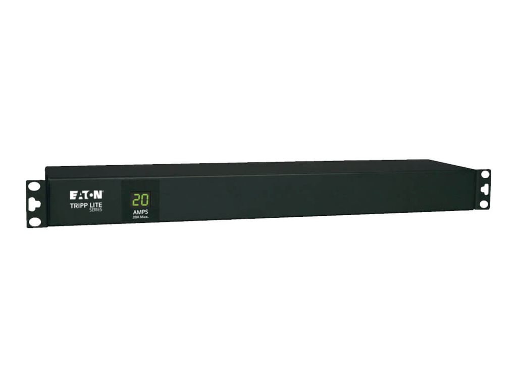 Eaton Tripp Lite Series PDU Metered 120V 20A 5-15/20R 12 Outlet L5-20P 1URM 6ft Cord