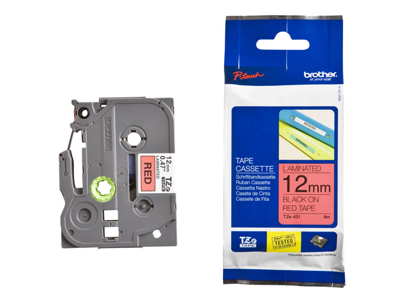Brother TZe-431 - ruban lamin - 1 cassette(s) - Rouleau (1,2 cm x 8 m)