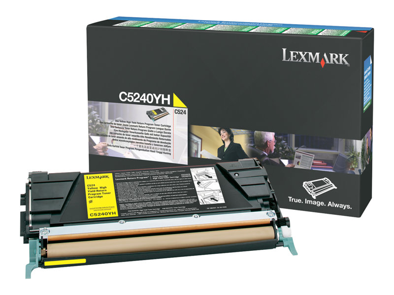 LEXMARK CARTOUCHE DE TONER JAUN