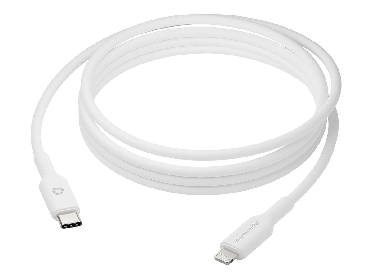 dbramante1928 Sustainable Pro Cable 2m USB-C to Lightning White - Enterprise Bulk Packaging