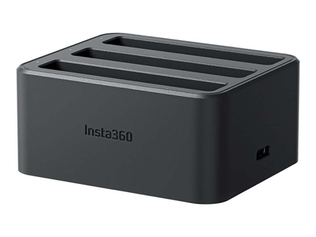 Insta360 Fast Charge Hub Battery Charger - Black - CINSBBMJ