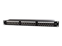 Gembird Patch panel med kabelstyring