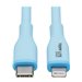 Eaton Tripp Lite Series Safe-IT USB-C to Lightning Sync/Charge Antibacterial Cable, Ultra Flexible, MFi Certified