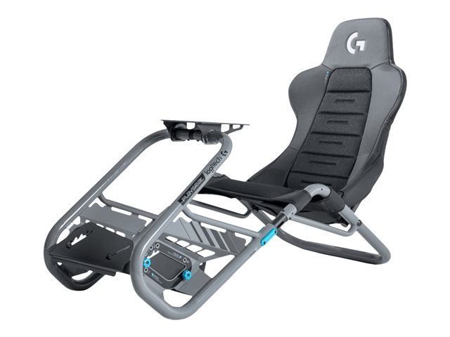 Playseat Trophy Logitech G Edition Racing Simulator Cockpit Alloy Steel Actifit Space Grade Aluminium Grey
