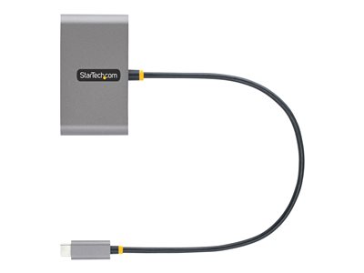 StarTech.com 4-Port USB-C Hub with 100W Power Delivery Pass-Through Charging, 2x USB-A + 2x USB-C, 5Gbps, USBC Hub w/ 1ft (30cm) Long Cable, Portable Laptop USB Type-C to USB-A/C Hub