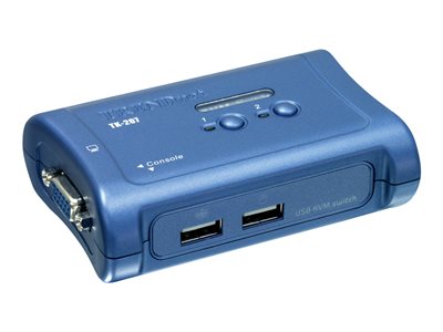 TRENDnet KVM 2-Port USB Switch Kit - TK-207K