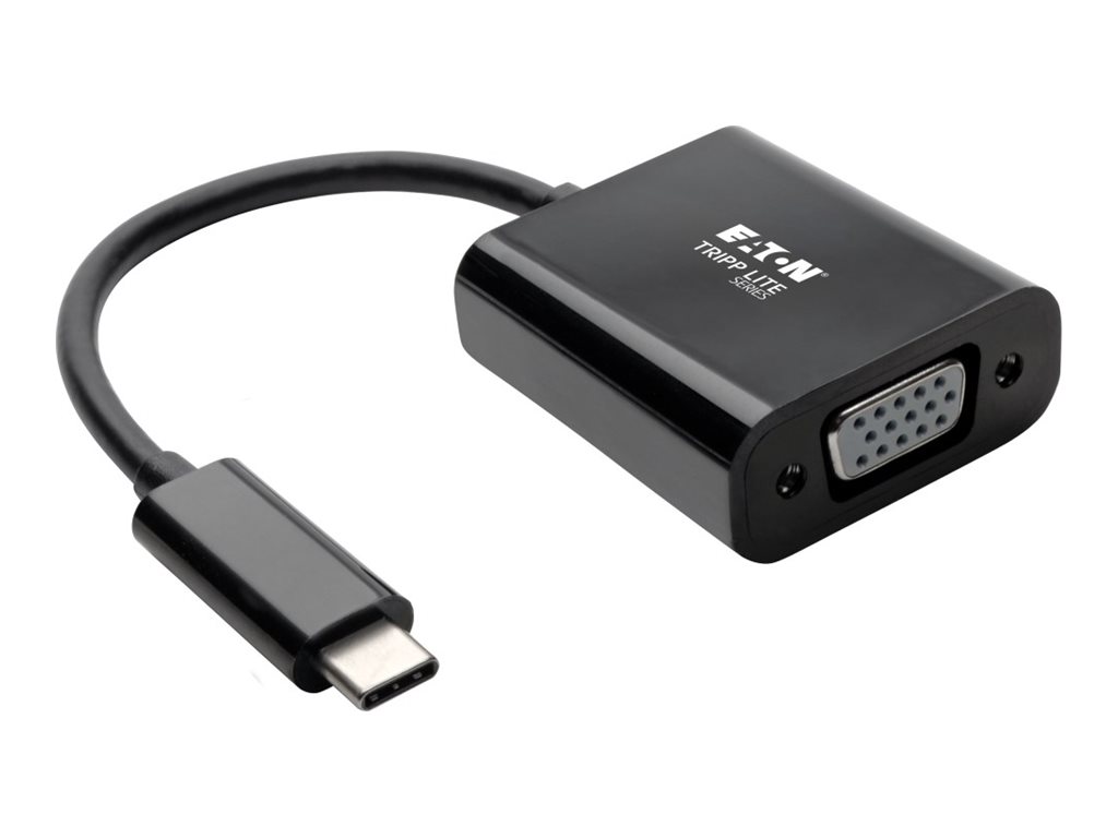 Tripp Lite USB C to VGA Adapter Converter, Thunderbolt 3