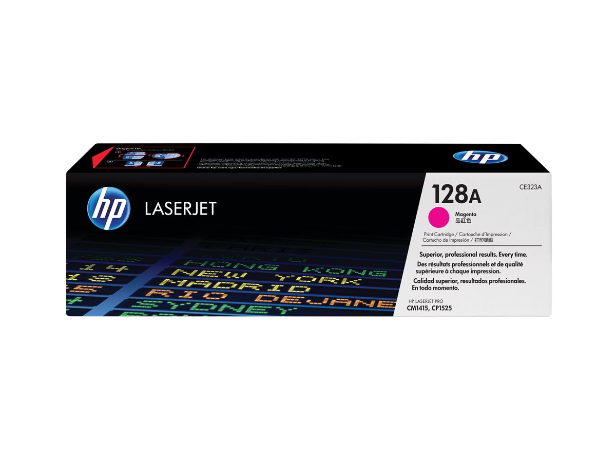 HP 128A Magenta LaserJet Print