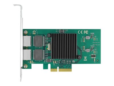 DELOCK PCI Express x4 Karte 2 x RJ45 Gigabit LAN i82576 - 89021