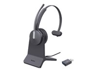 Yealink WH64 Hybrid Mono - headset - USB-A via DECT adapter, USB-C - Microsoft Teams Certified