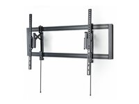 Startech mounting kit - extendable - for flat panel - UL listed, for up to 176 lbs (80 kg), easy rear access, laterally adjustable bracket supports up to VESA 1000 x 600 - black
