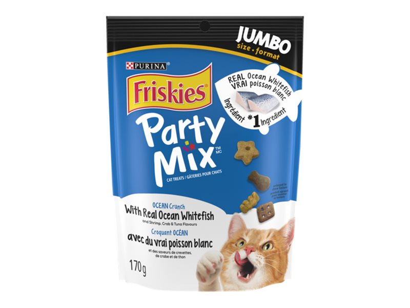 Friskies Party Mix Ocean Crunch Cat Treats - 170g