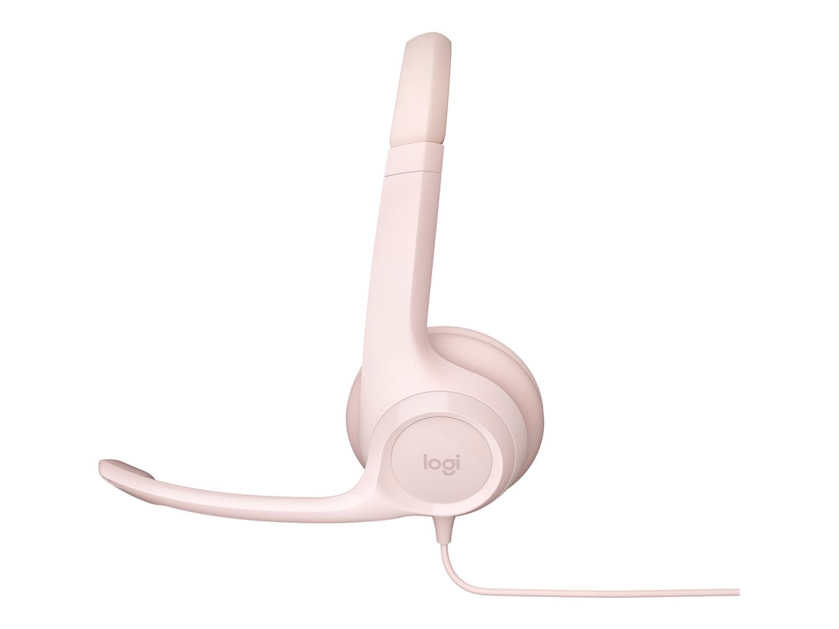 Logitech H390 - Náhlavní souprava - kabelové - USB-A - růžová KRn – foto 6