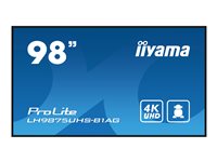 iiyama ProLite LH9875UHS-B1AG 98' Digital skiltning 3840 x 2160