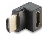Adaptateur HDMI femelle vers HDMI m le coudé à 90 dégrés vers le haut