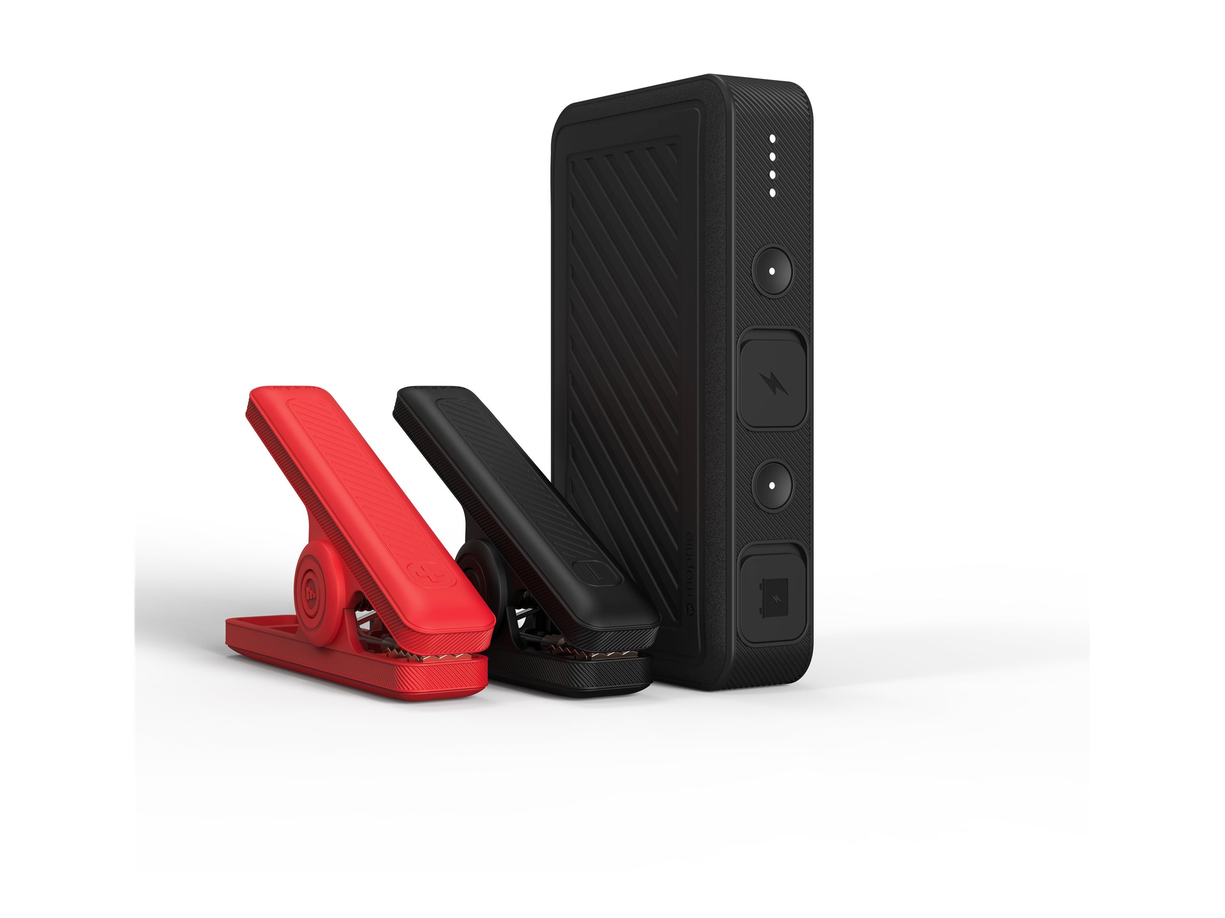mophie powerstation go rugged w/ air compressor car jump starter + AC power adapter 2 x USB Product shot Back 79000