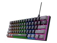Trust GXT 867 ACIRA Tastatur Mekanisk RGB/16,8 millioner farver Kabling Nordisk