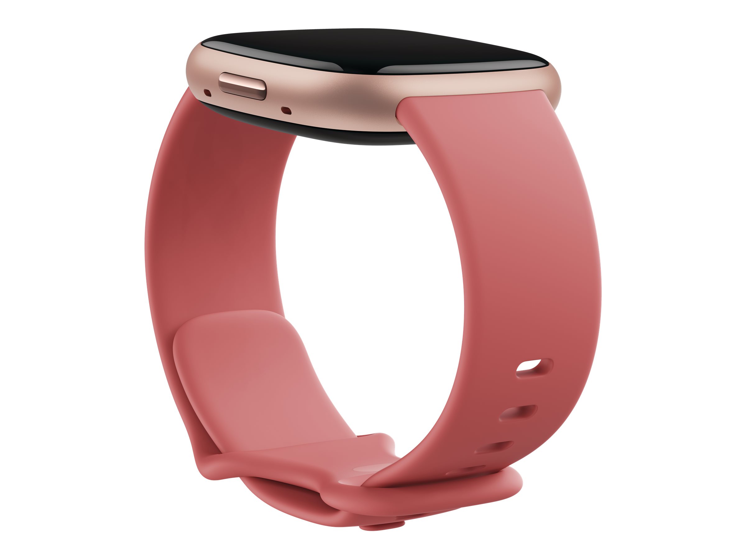 Fitbit Versa 4 Smartwatch - Pink Sand/Copper Rose